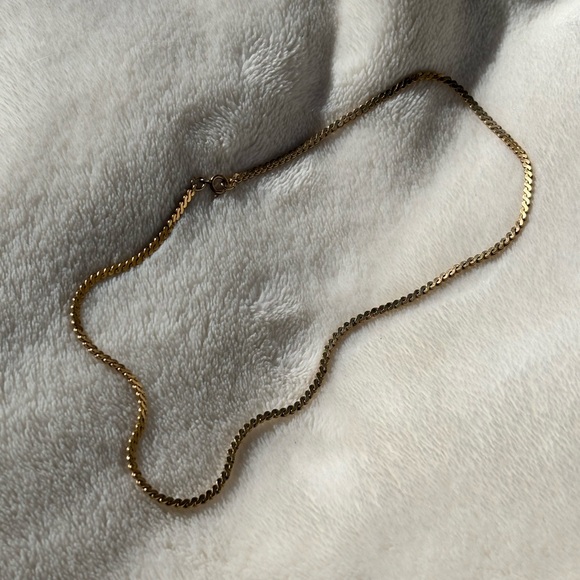 19k Yellow Gold Wrapped Pocket Watch Chain That Has Been Converted to Necklace. - Picture 2 of 5
